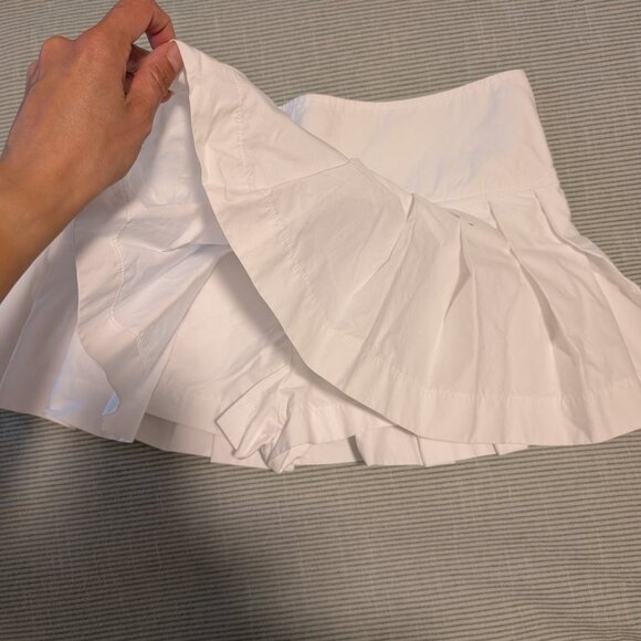 Tennis skirt/Zara white pleated skort - Picture 3 of 6
